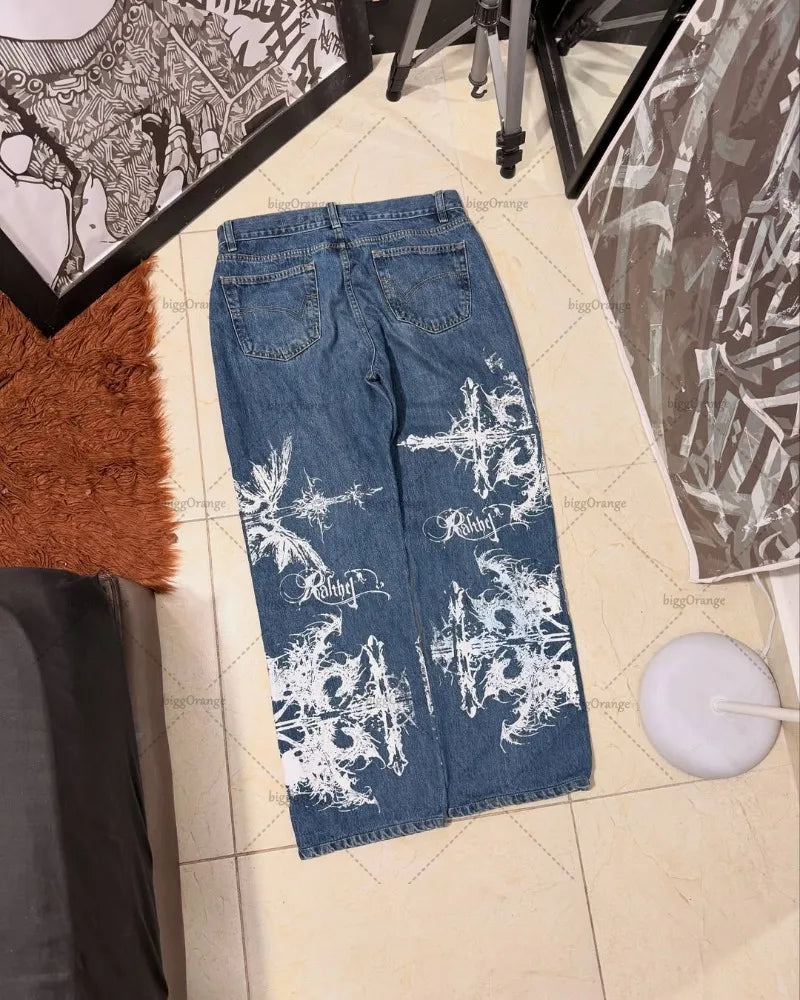 Cybersigilism Streetwear Baggy Jeans