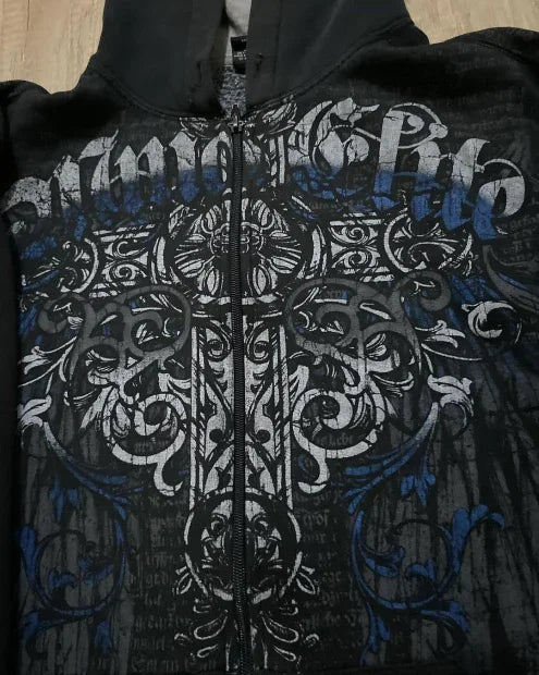 Graphic Grunge Vintage Hoodie