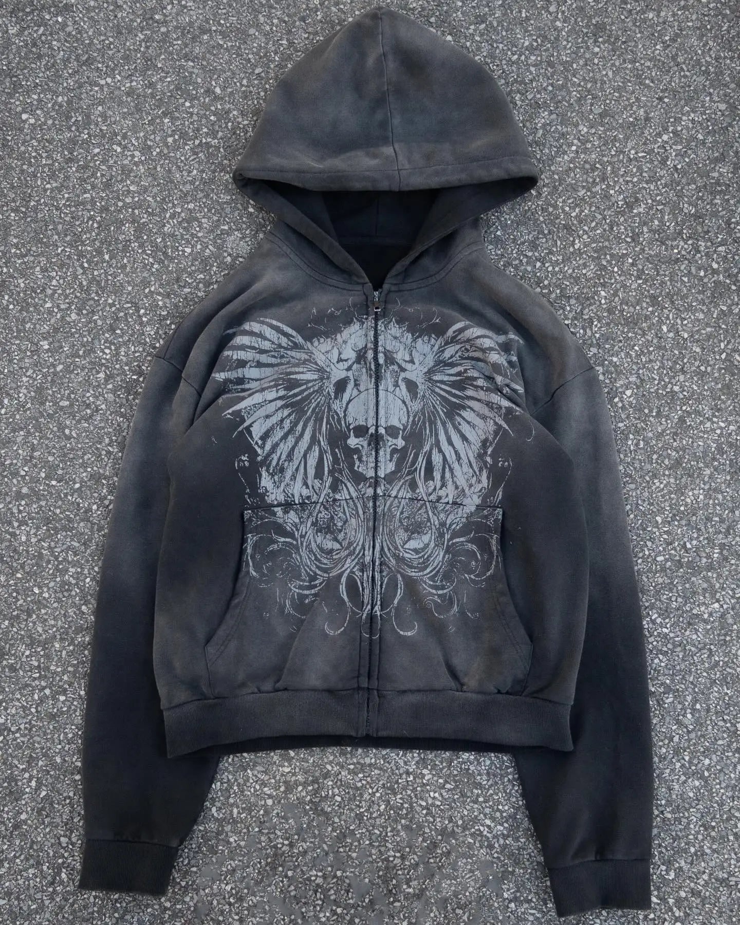 Y2K Pullover Gothic Oversized Hoodie