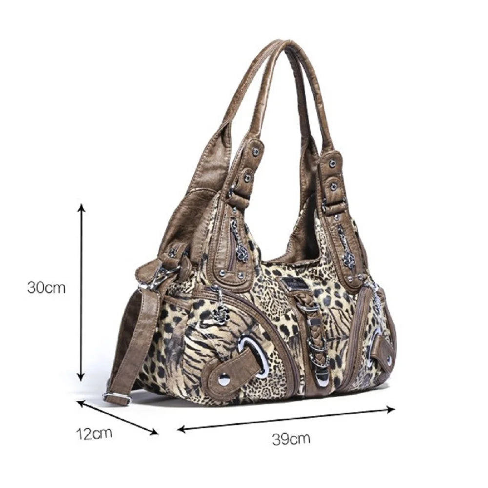 Angel Kiss Fur Shoulder Bags
