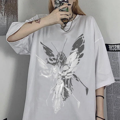 Oversized Vintage Graphic Aesthetic T-Shirts