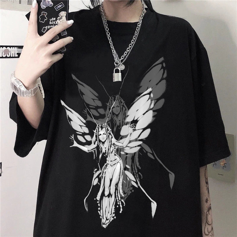 Oversized Vintage Graphic Aesthetic T-Shirts