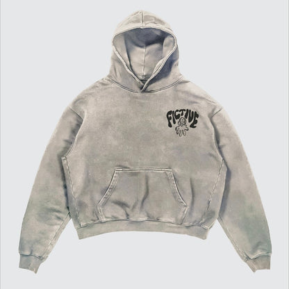 Street Y2K Printed Long-sleeved Hoodie
