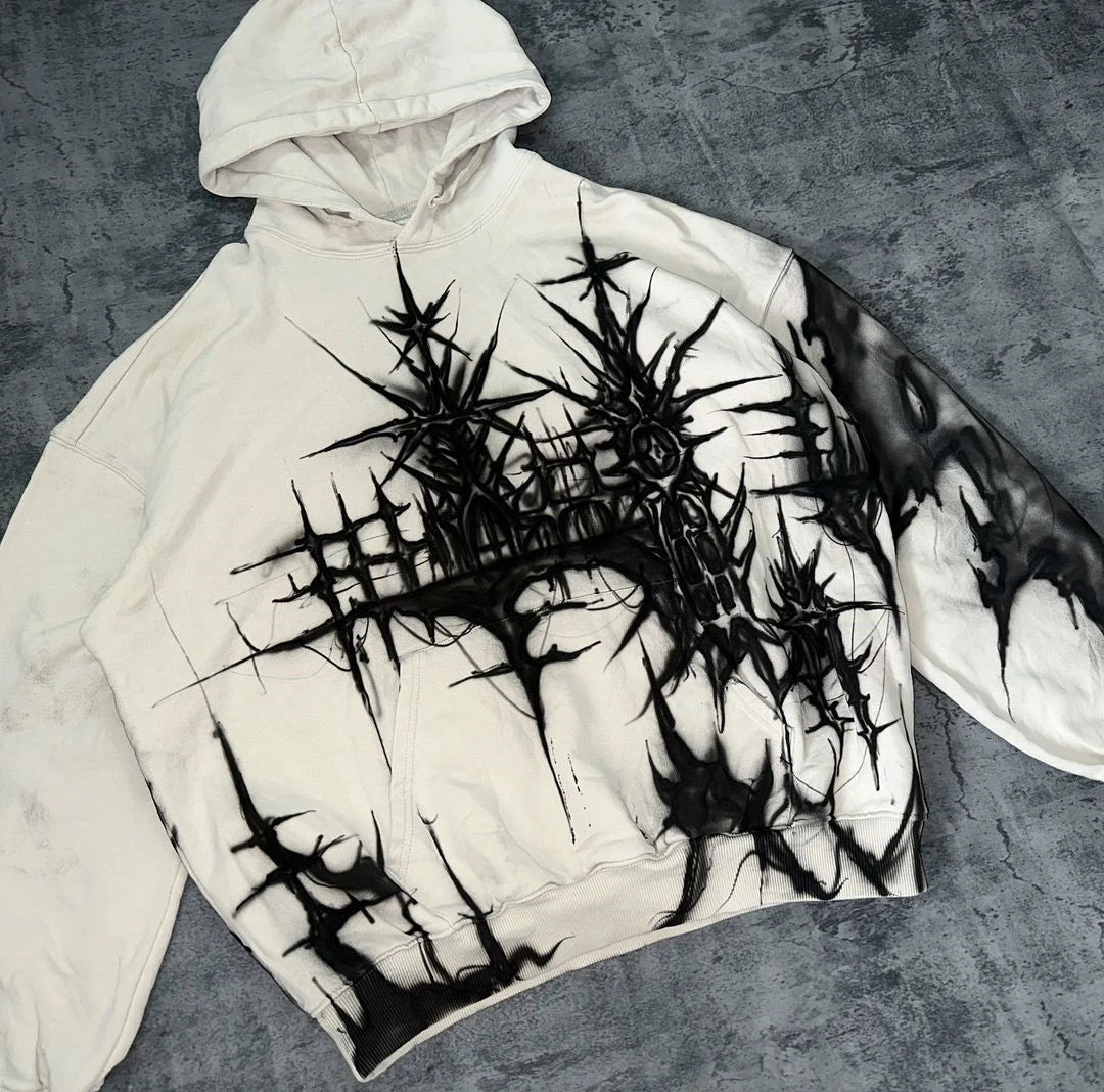 Retro Pullover Y2K Hoodie