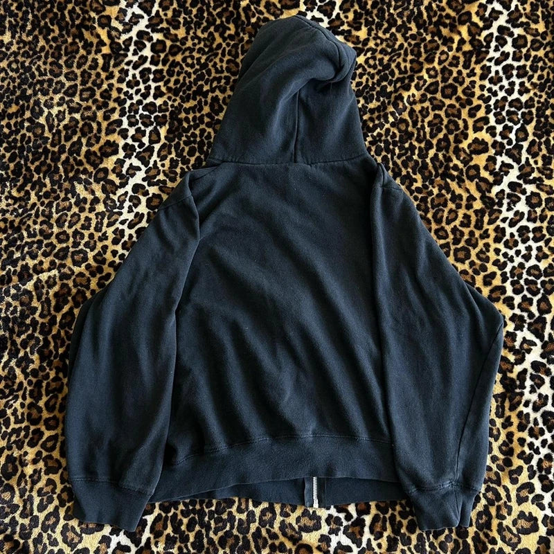 Y2K Gothic Heart Print Loose Jacket