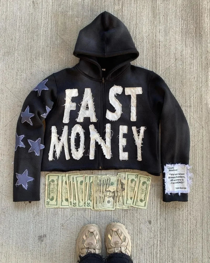 Embroidery Oversized Hoodie