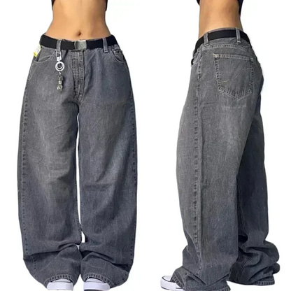 Embroidery 90s Classic Loose Jeans