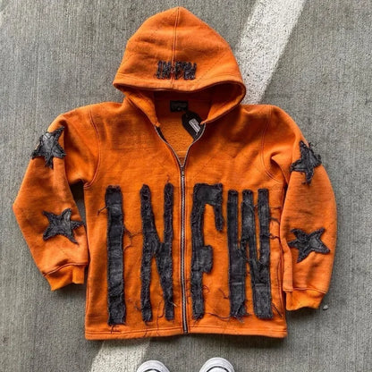 Embroidery Oversized Hoodie