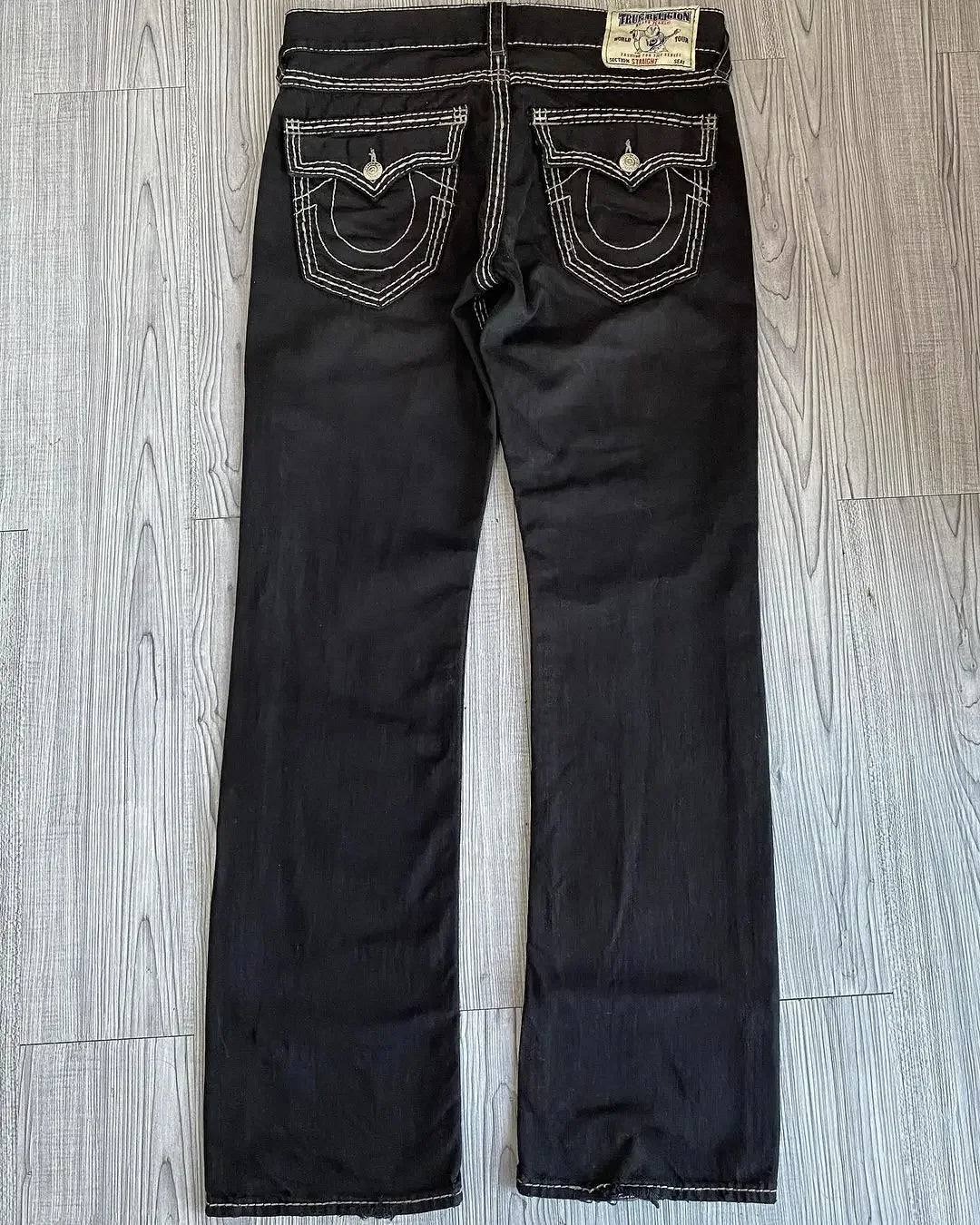 Y2k Women Vintage Gothic Fashion Embroidered  High Waist Jeans