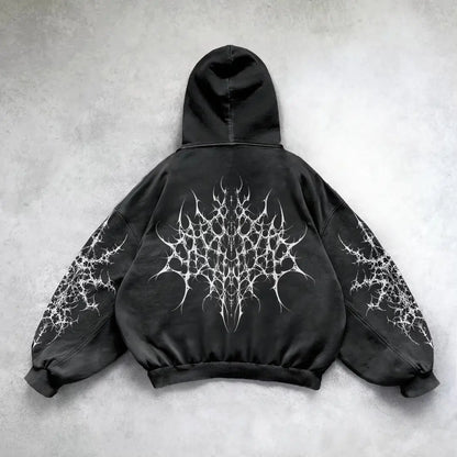 RetroPrint Hoodie Y2K
