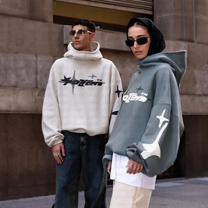 Oversized  Street Vintage Hoodie