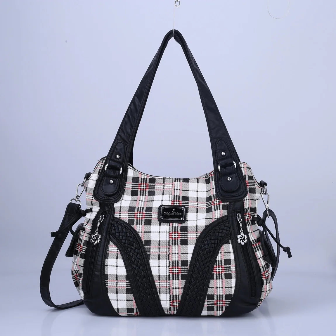 Women Handbags Fashion Black Leopard Shoulder Bag