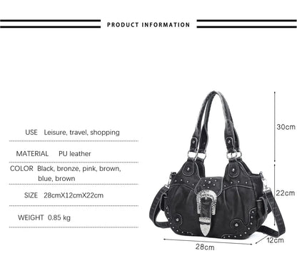 Women Handbag Leopard Top-handle Shoulder Bag