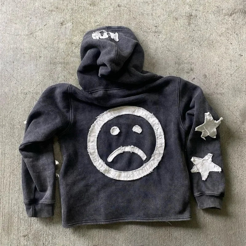 Embroidery Oversized Hoodie