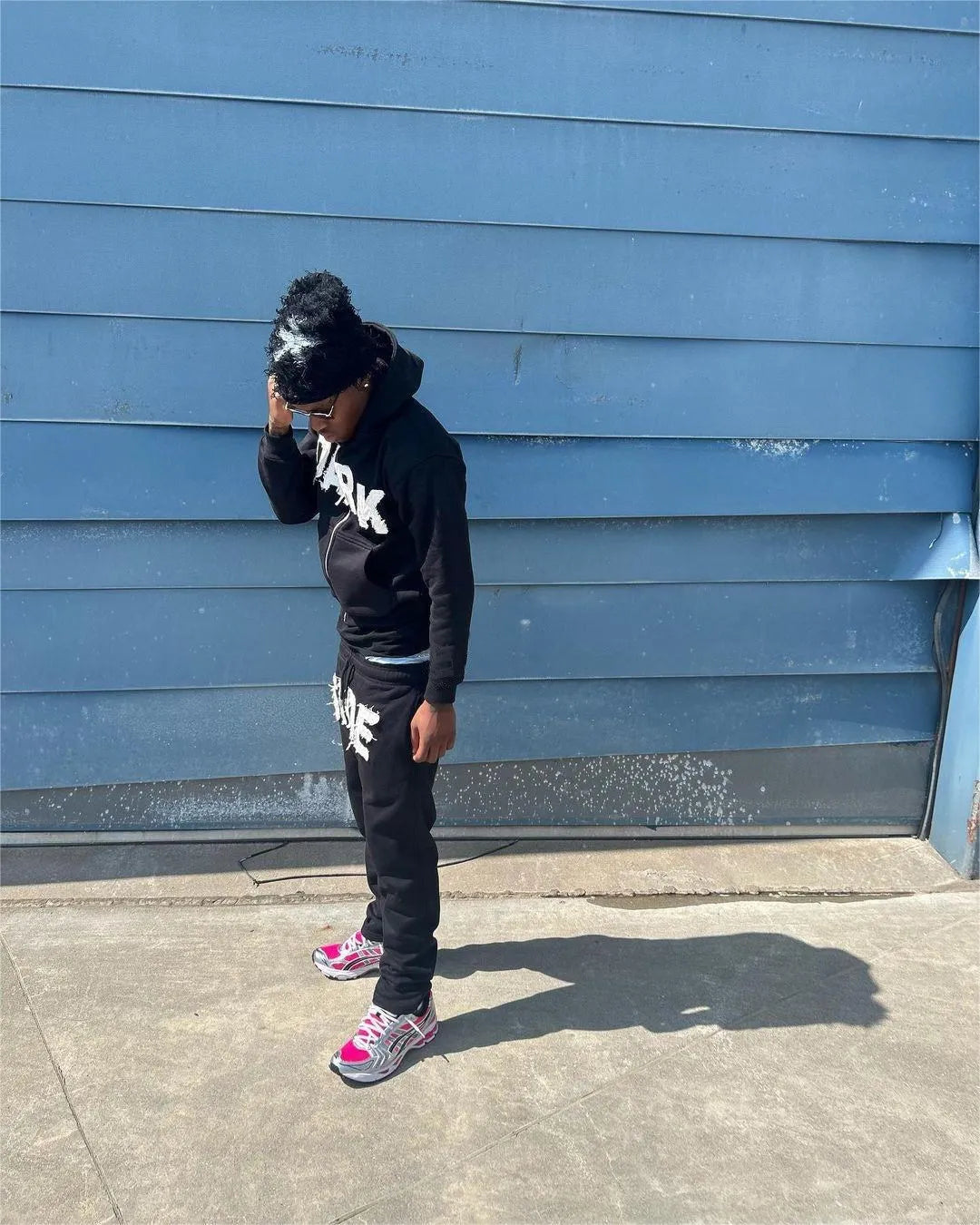 Oversized Graphic Printed Tracksuit
