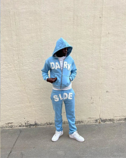 Oversized Graphic Printed Tracksuit