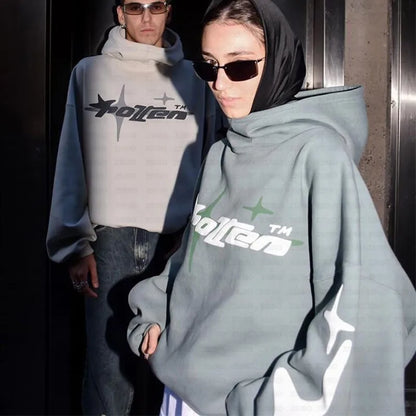 Oversized  Street Vintage Hoodie