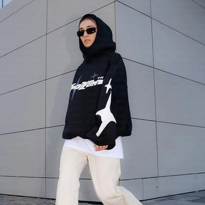 Oversized  Street Vintage Hoodie