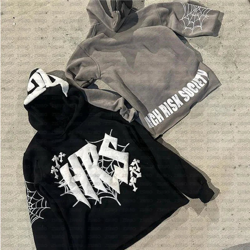 Graphic Retro Street Fashion Hoodie