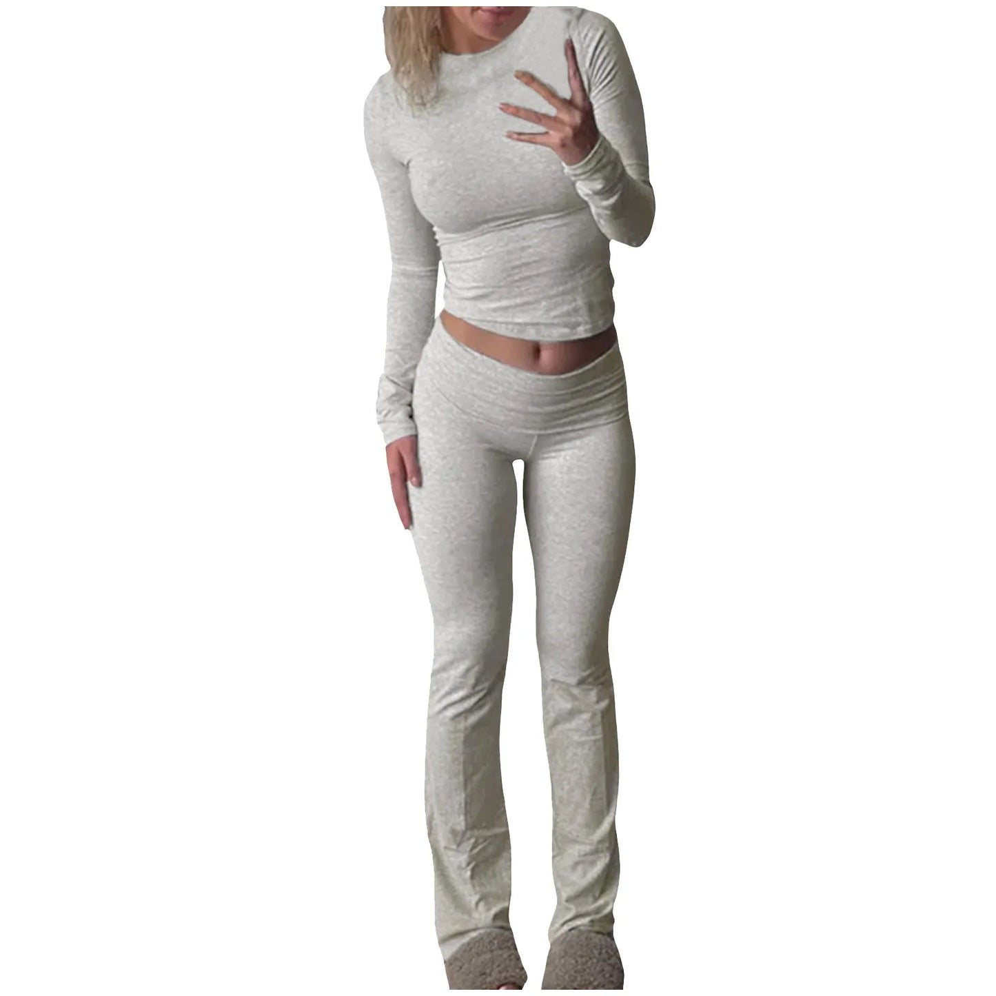 Causal Comfy Two Piece Matching Set