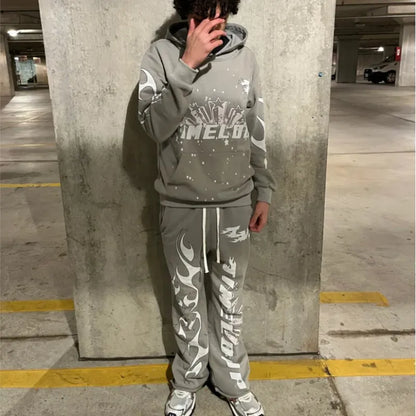 Y2K Gothic Pullover Hoodie
