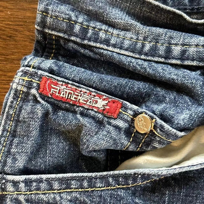 graffiti print retro street Jorts