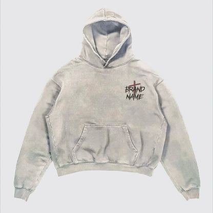 Street Y2K Printed Long-sleeved Hoodie