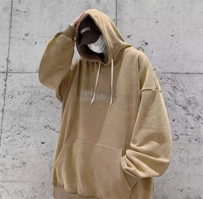 Hiphop Men's Oversized Unisex Thermal Sweatshirts