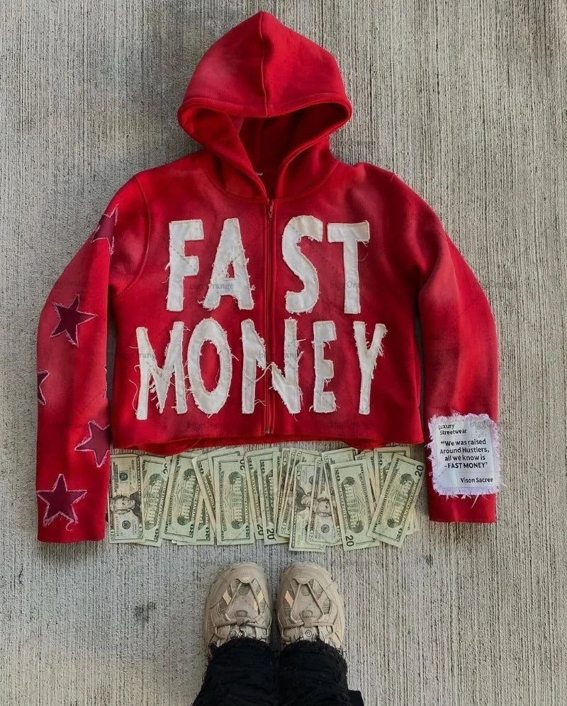 Embroidery Oversized Hoodie