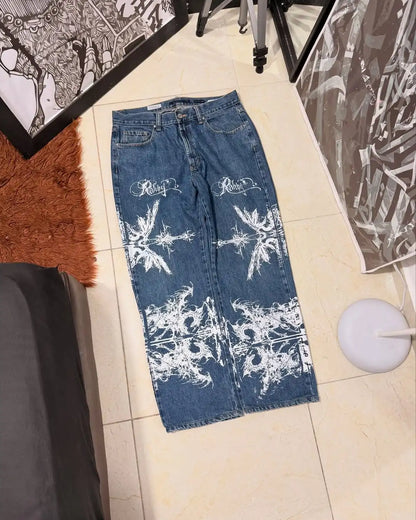 Cybersigilism Streetwear Baggy Jeans