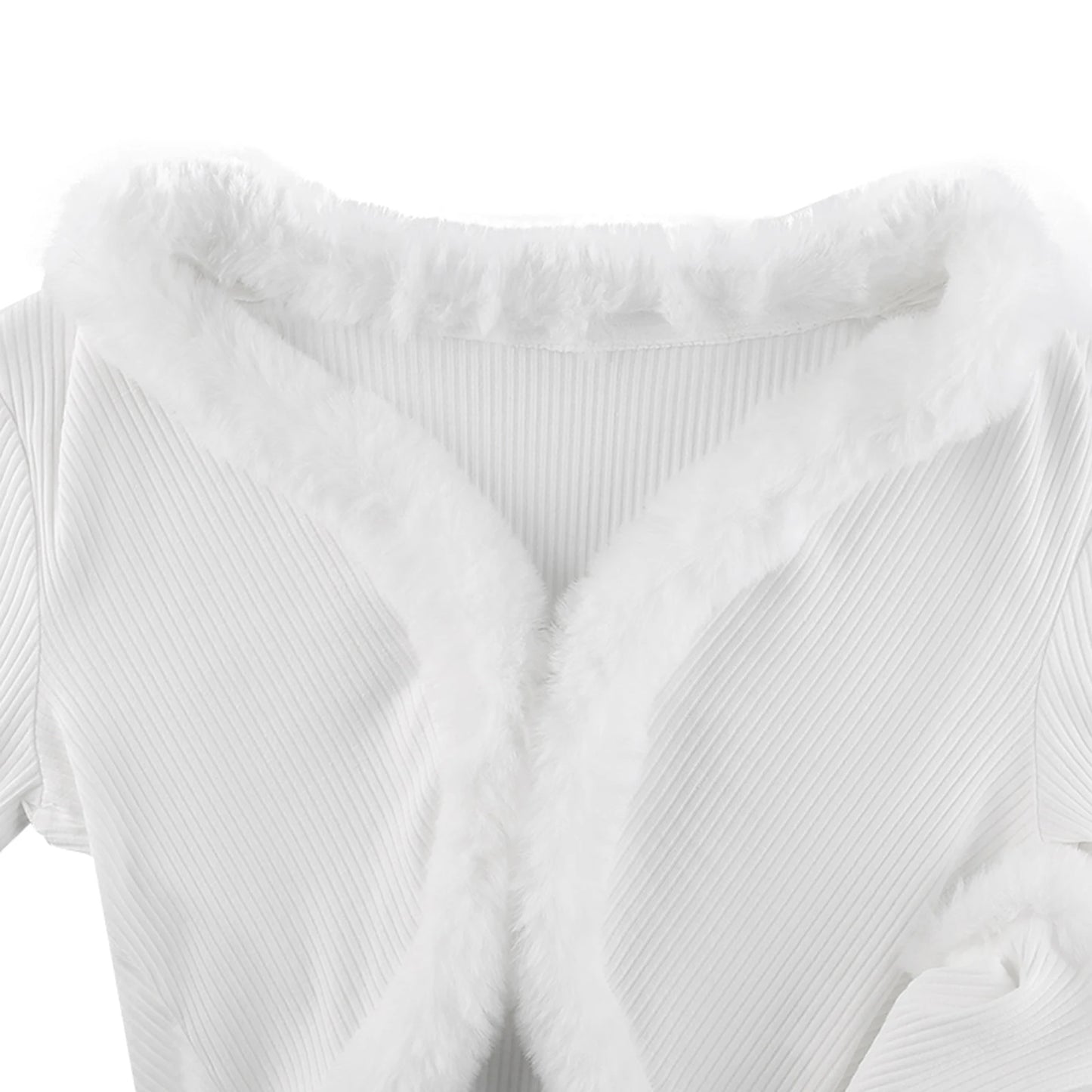 Women's Cropped Knitted Long Sleeve Cardigan Tops