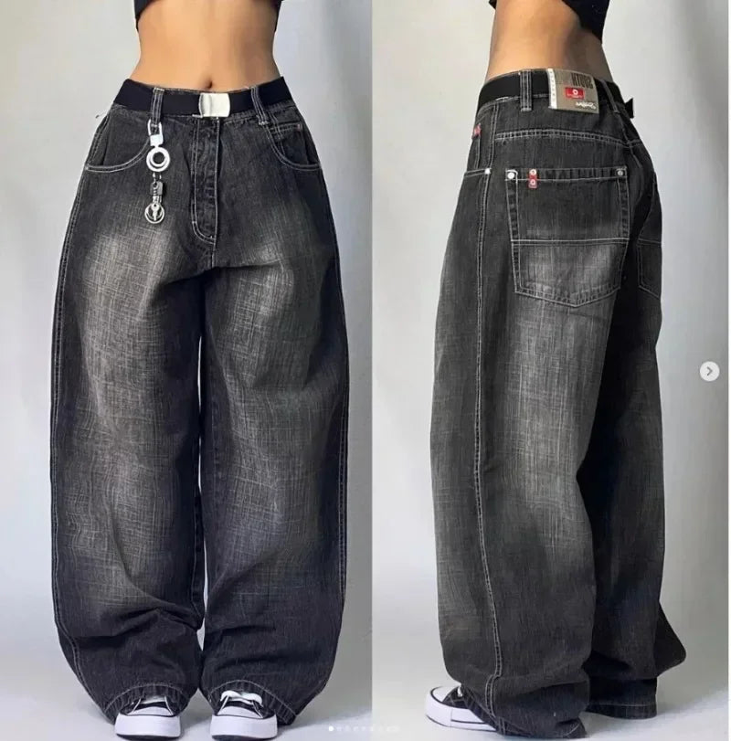 Embroidery 90s Classic Loose Jeans