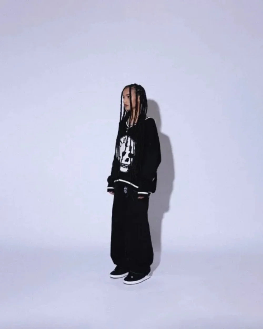 High Waist Graphic Streetwear Jeans