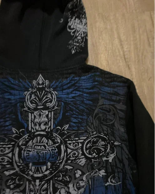 Graphic Grunge Vintage Hoodie
