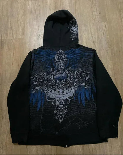 Graphic Grunge Vintage Hoodie
