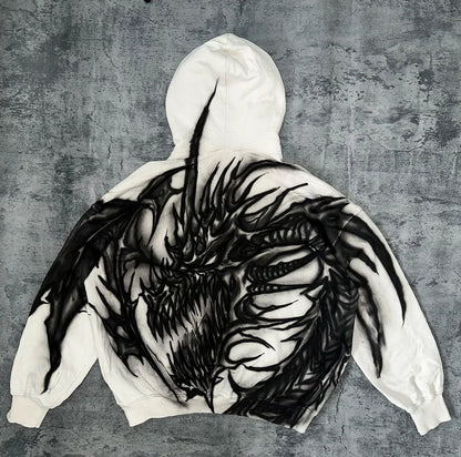 Retro Pullover Y2K Hoodie
