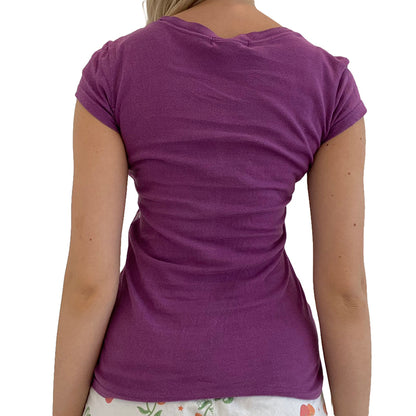 Grunge Graphic Crop-Top