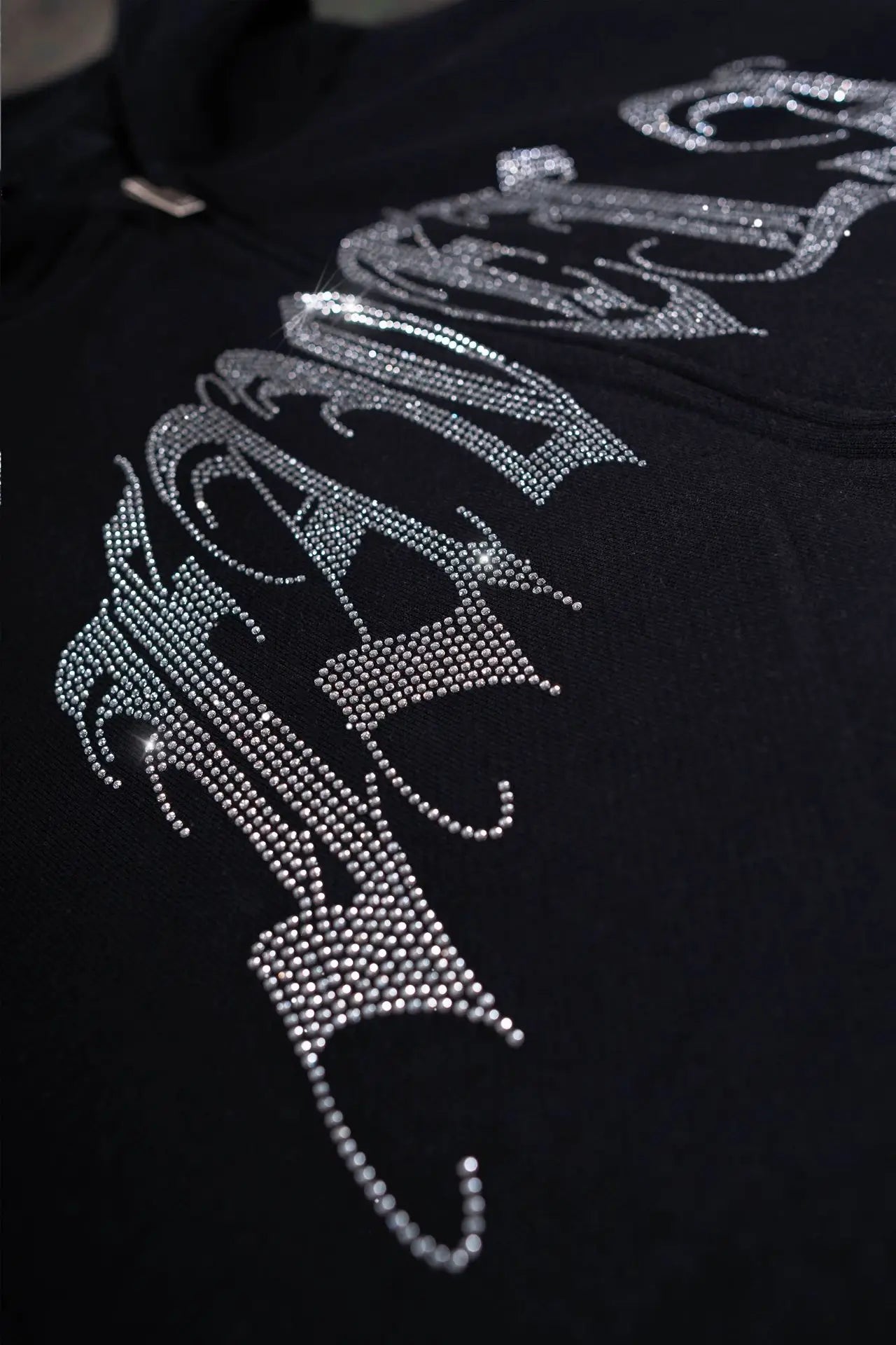 Y2K Rhinestone Skeleton Hoodie