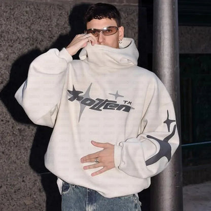 Oversized  Street Vintage Hoodie