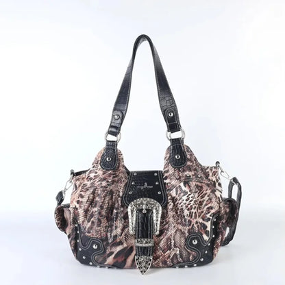 Women Handbag Leopard Top-handle Shoulder Bag