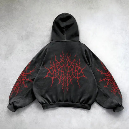 RetroPrint Hoodie Y2K