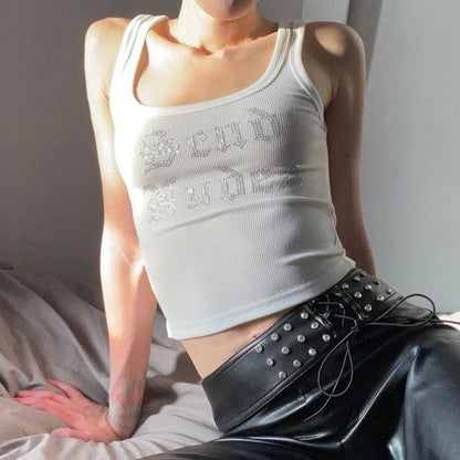 Y2k Women's Slim Crop Top