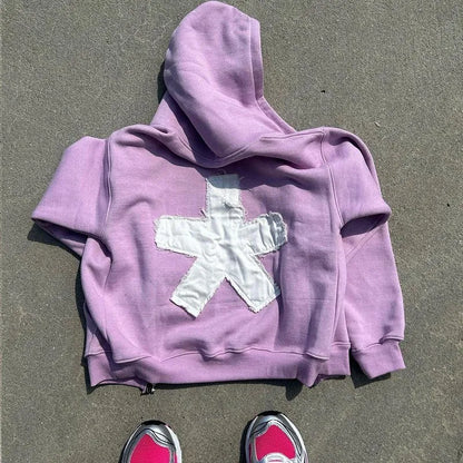 Oversized Graphic Printed Tracksuit