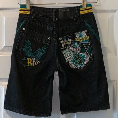 2000s Embroided Jorts