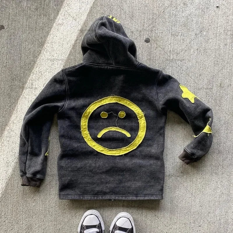 Embroidery Oversized Hoodie