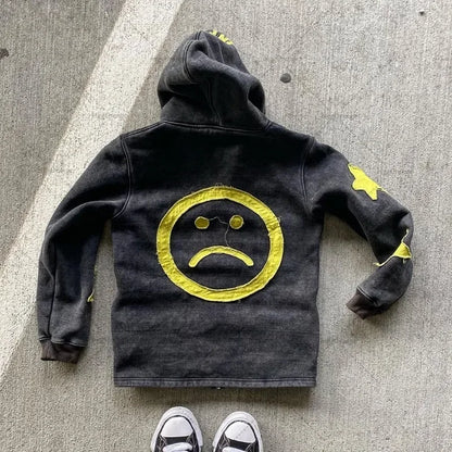 Embroidery Oversized Hoodie