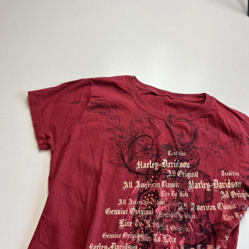 Grunge Letter Print T-shirt