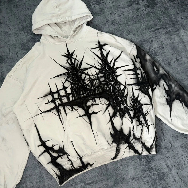 Retro Pullover Y2K Hoodie
