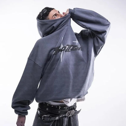 Oversized  Street Vintage Hoodie