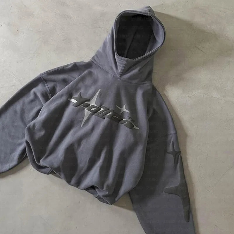 Oversized  Street Vintage Hoodie